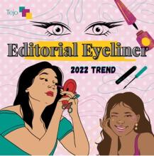 Editorial Eyeliner trend inspired by Euphoria: A New Era of Makeup